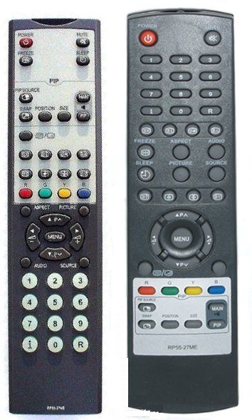 VIDEOSEVEN RP55-27ME - helyettesítő távirányító