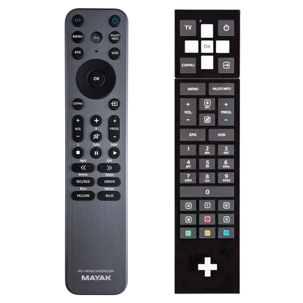 NC+ NOAH SAGEMCOM DSIW74, 4K ULTRABOX+, DSI83 HD, DSI87, ADB NCP-4740SF -   

fémházas háttérvilágítással
távirányító
 duplikátum