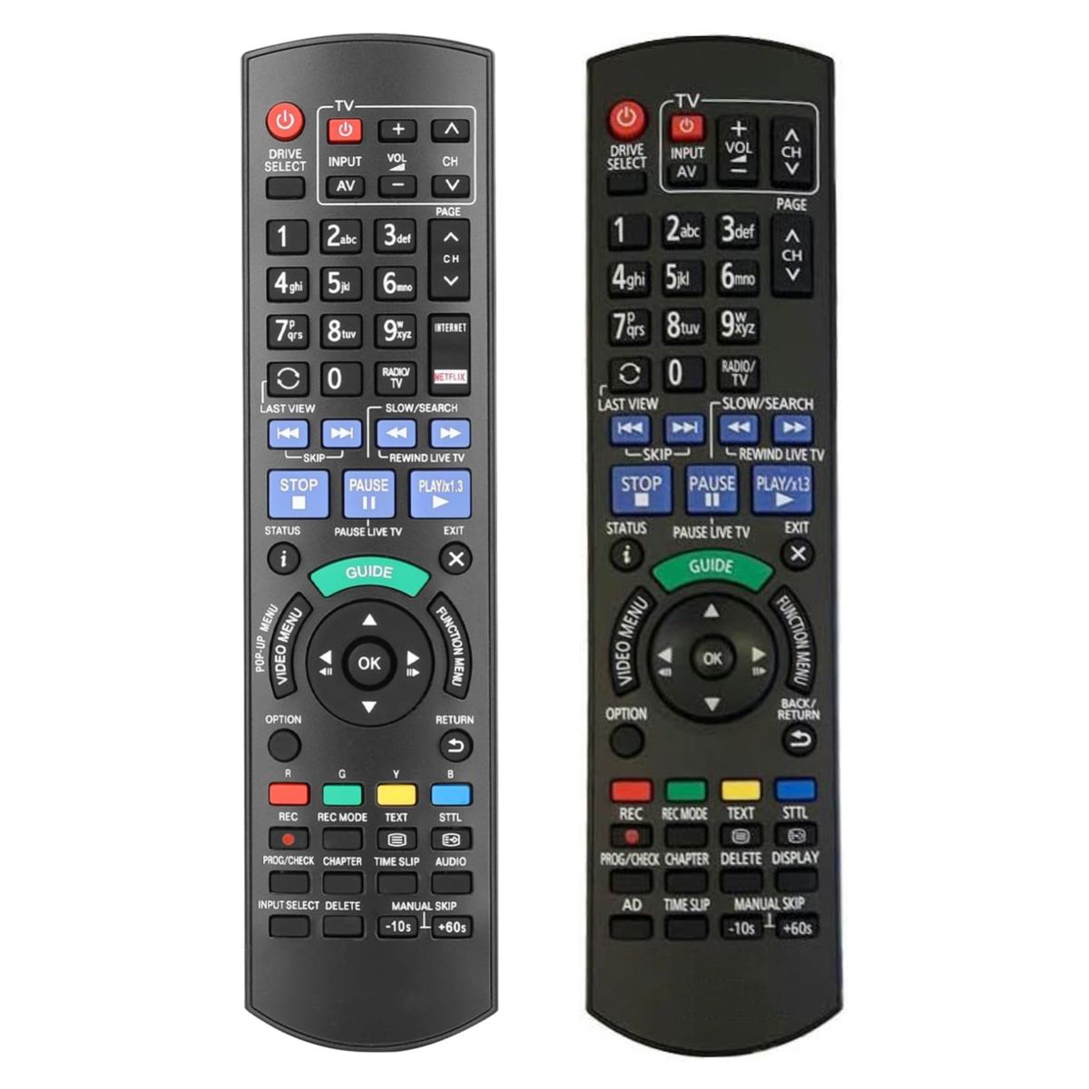 PANASONIC N2QAYB001059, DMR-EX97EB, DMR-EX97EB-K - helyettesítő távirányító
