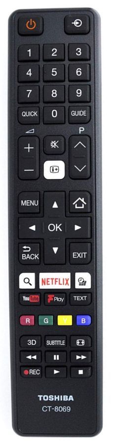 TOSHIBA CT-8069 - eredeti gyári távirányító