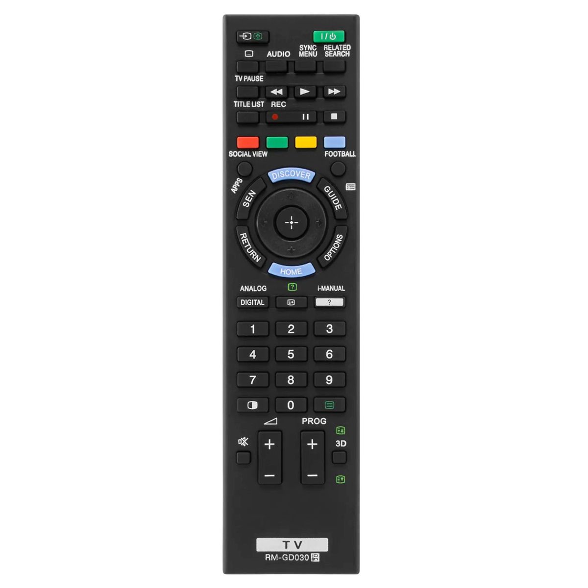 SONY RM-GD030, RM-GD031, RM-GD032, RM-GD033 - helyettesítő távirányító