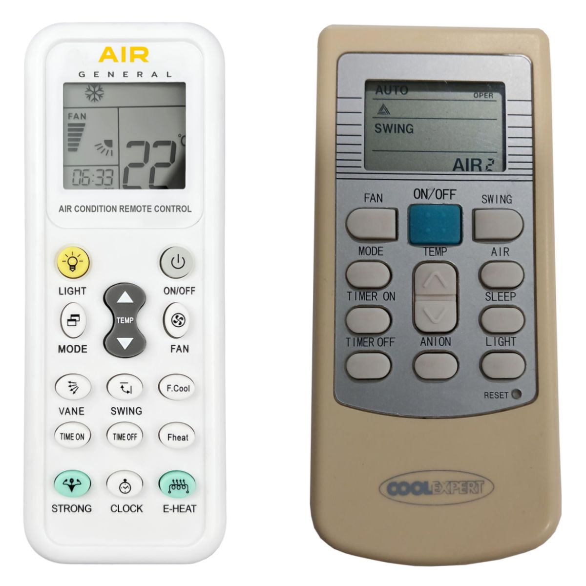 COOLEXPERT Y512V1, KFR-09NB2, KFR-09NC2, KFR-12BN2 -   


kompatibilis General márkájú távirányító