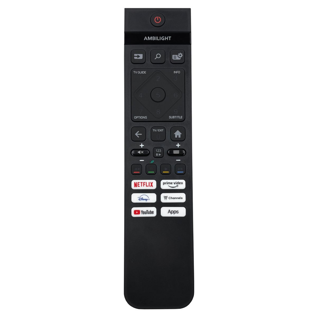 PHILIPS 996592404610, 398GR10BEPHNE000CR, 65PUS8079/12 - helyettesítő távirányító háttérvilágítással