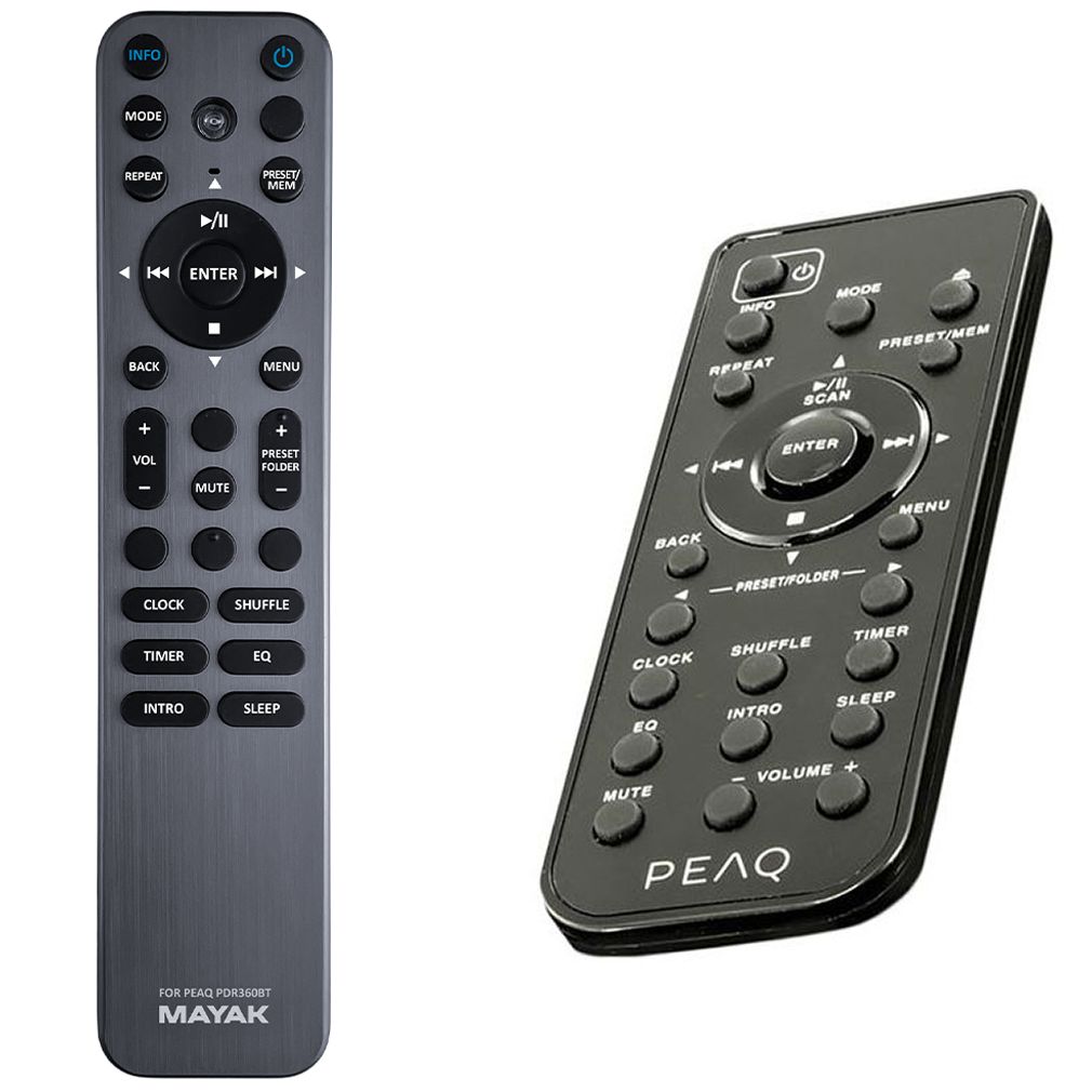 PEAQ PDR360BT-B -   

fémházas háttérvilágítással
távirányító
 duplikátum
