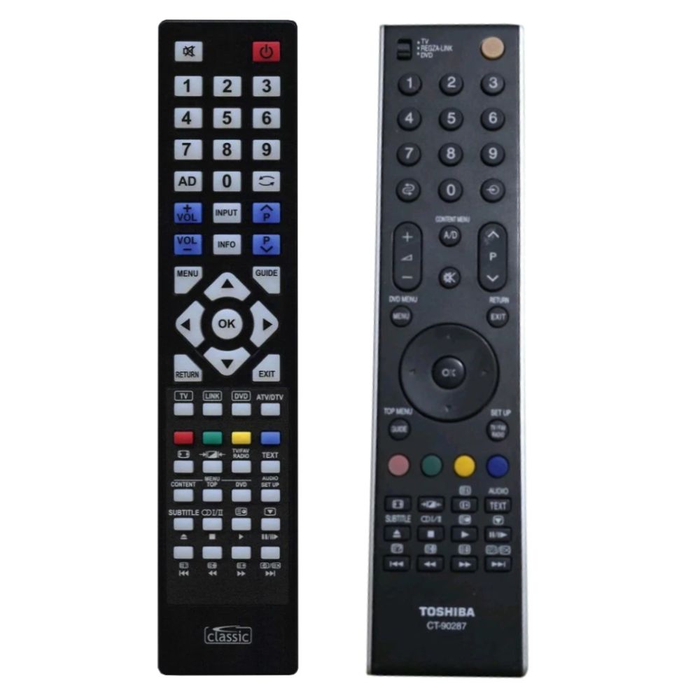 TOSHIBA CT-90287, CT-90288, CT-90296, CT-90301, CT-90307 -   


kompatibilis General márkájú távirányító