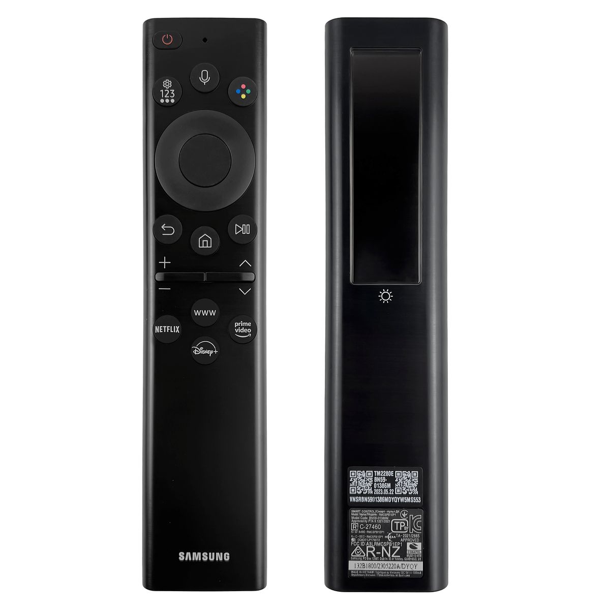 SAMSUNG BN59-01386M - eredeti gyári távirányító hangvezérléssel, NAPELEMES