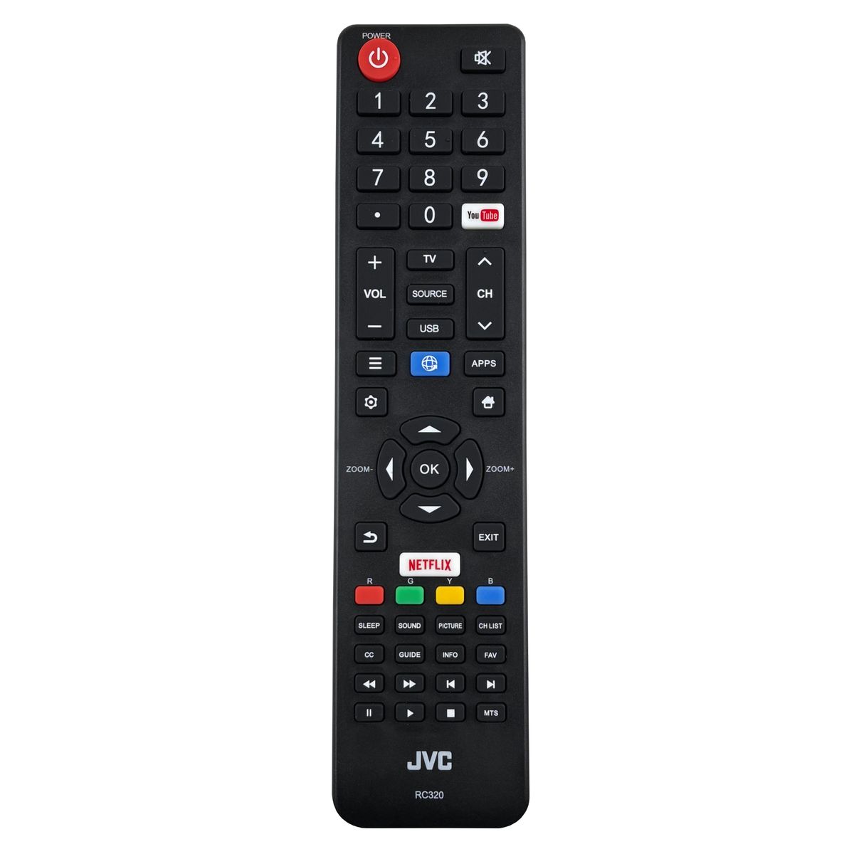 JVC RC320 06-532W54-TY01X  - eredeti gyári távirányító