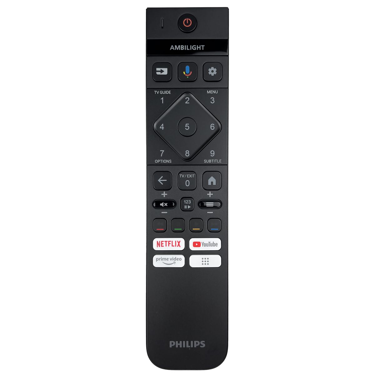 PHILIPS 398GM10BEPHYE002CR titan, USB, 65OLED859 65OLED959 , 65PML8709, OLED808, OLED849, PUS8818 - eredeti gyári távirányító hangvezérléssel és háttérvilágítással