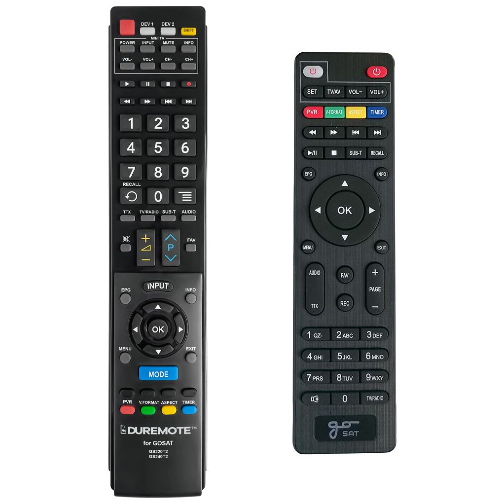 GOSAT MAT-830T + TV vezérlés (mini TV) - távirányító duplikátum