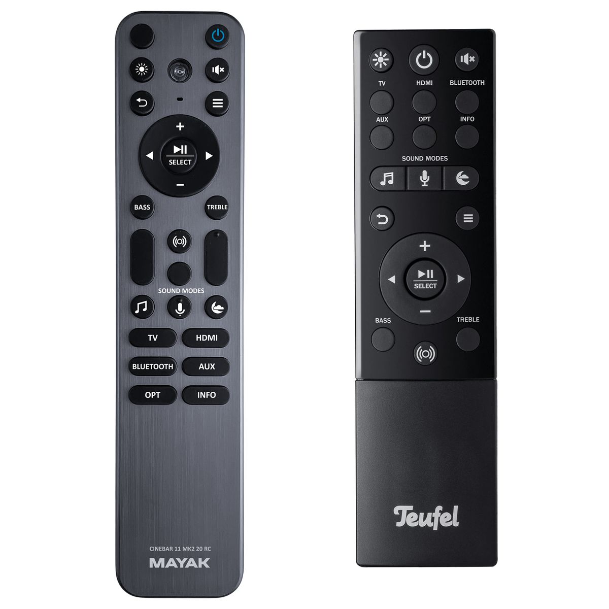 TEUFEL Cinebar 11 MK2 20 RC -   

fémházas háttérvilágítással
távirányító
 duplikátum