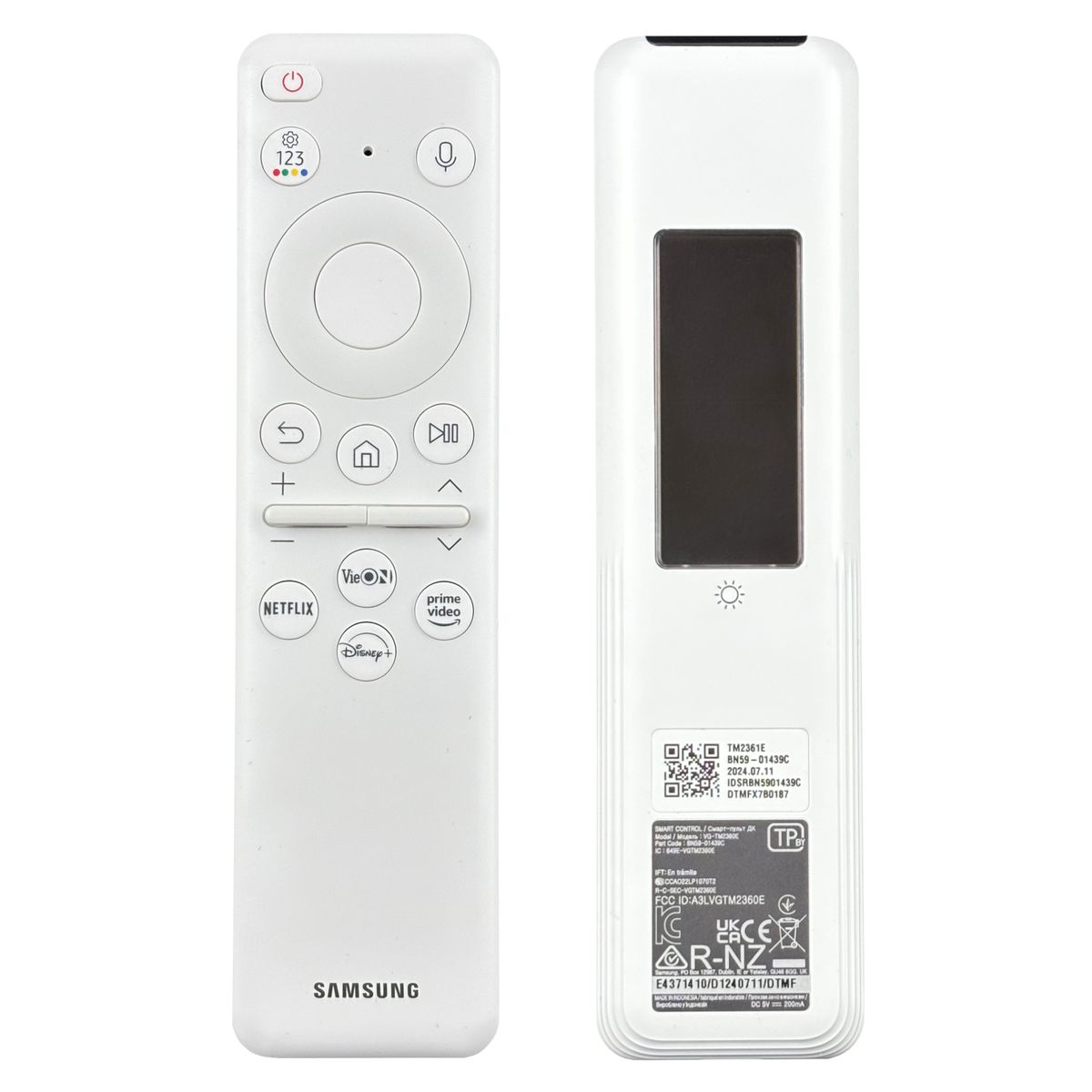 SAMSUNG BN59-01439C - eredeti gyári távirányító hangvezérléssel, NAPELEMES