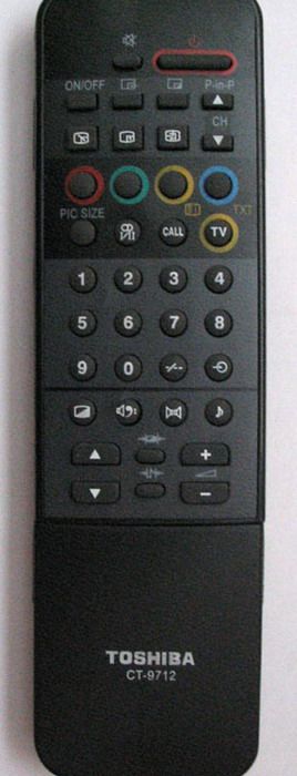 TOSHIBA CT-9712 - helyettesítő távirányító