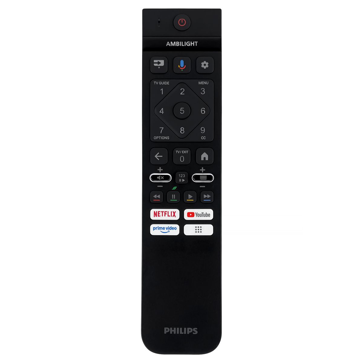 PHILIPS 398GM10BEPHNL001SY, 398GM10BEPHNE001SY, SRC-3009-04 - eredeti gyári távirányító hangvezérléssel és háttérvilágítással