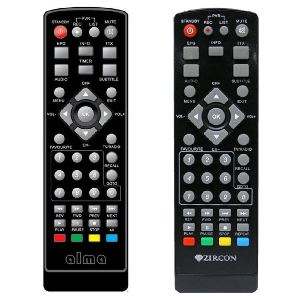 ZIRCON T-HD - eredeti gyári távirányító
