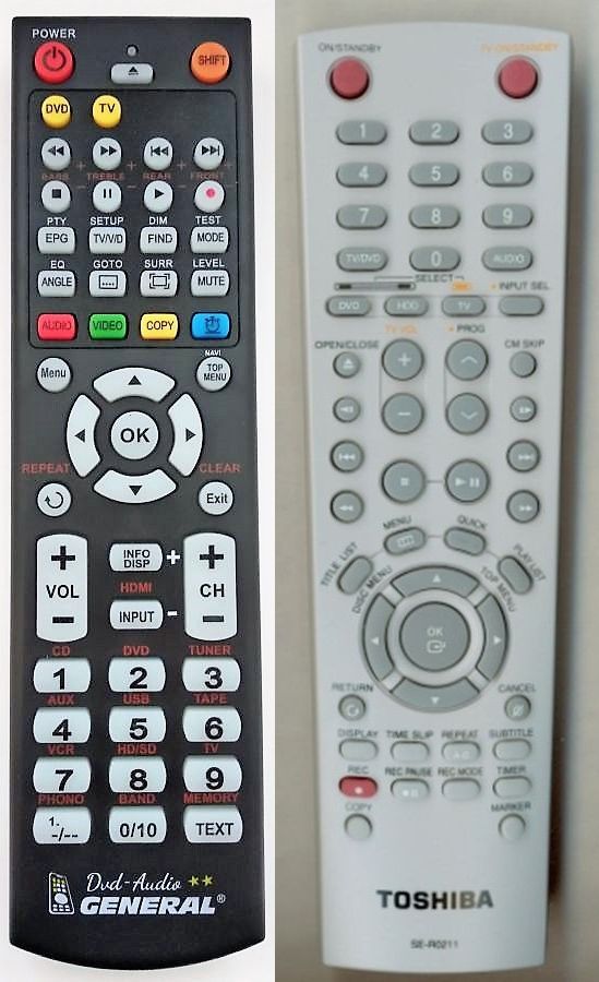 TOSHIBA SE-R0211 -   


kompatibilis General márkájú távirányító