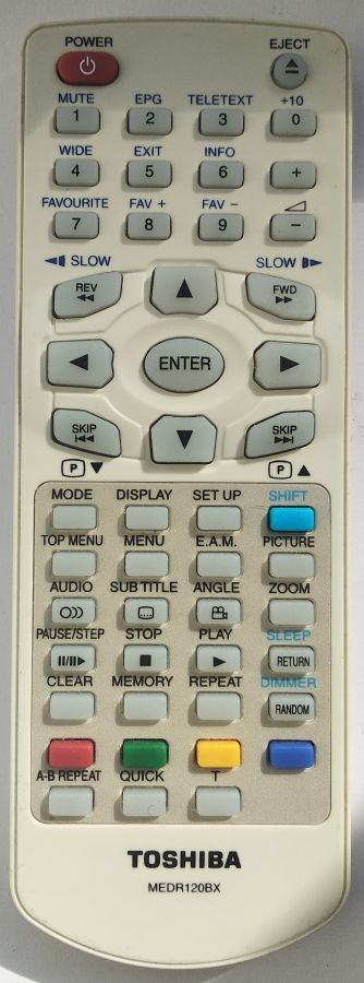 TOSHIBA MEDR120BX - eredeti gyári távirányító 2. osztály