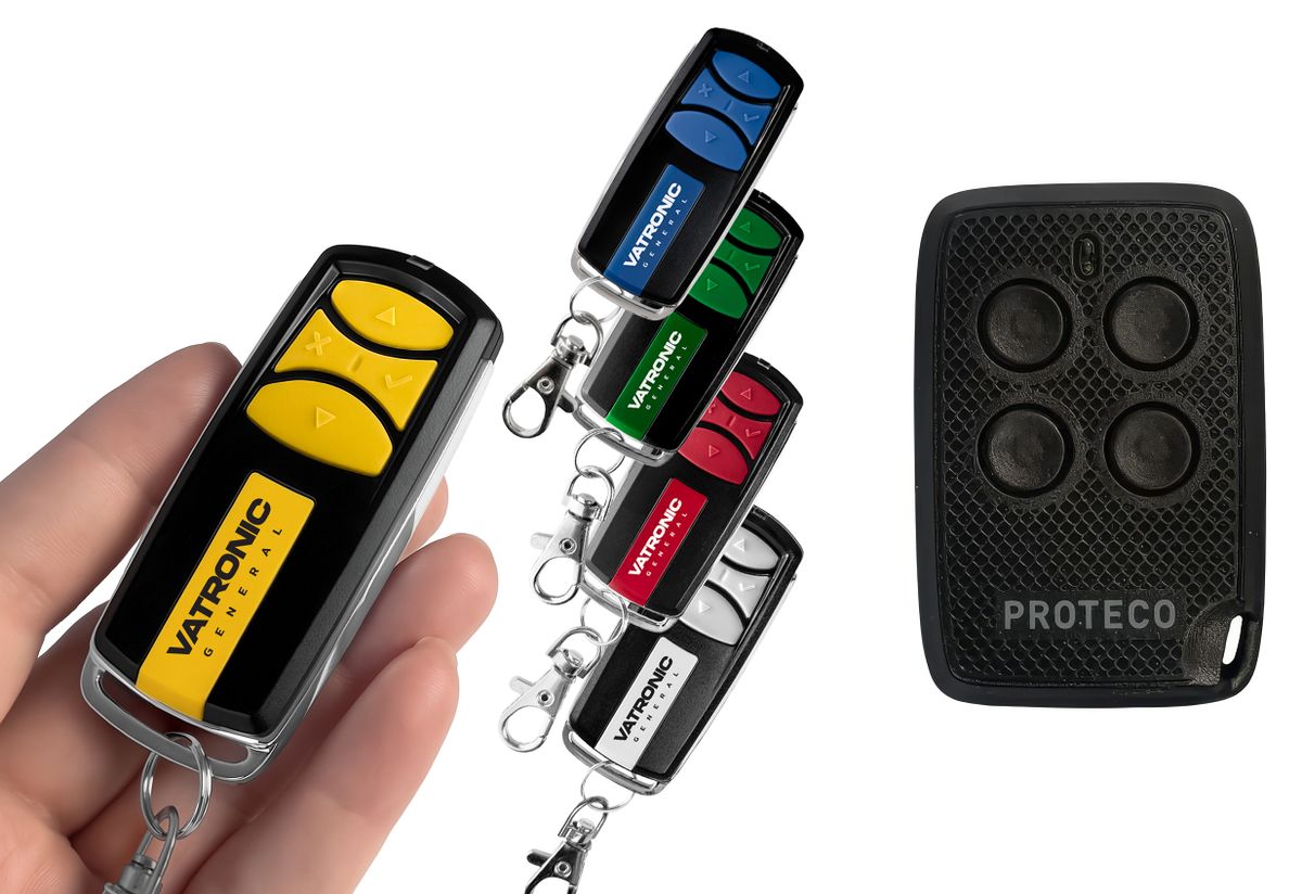 PROTECO ANGIE-R TX4 rolling - Luxus fém 4 csatornás távirányító VATRONIC