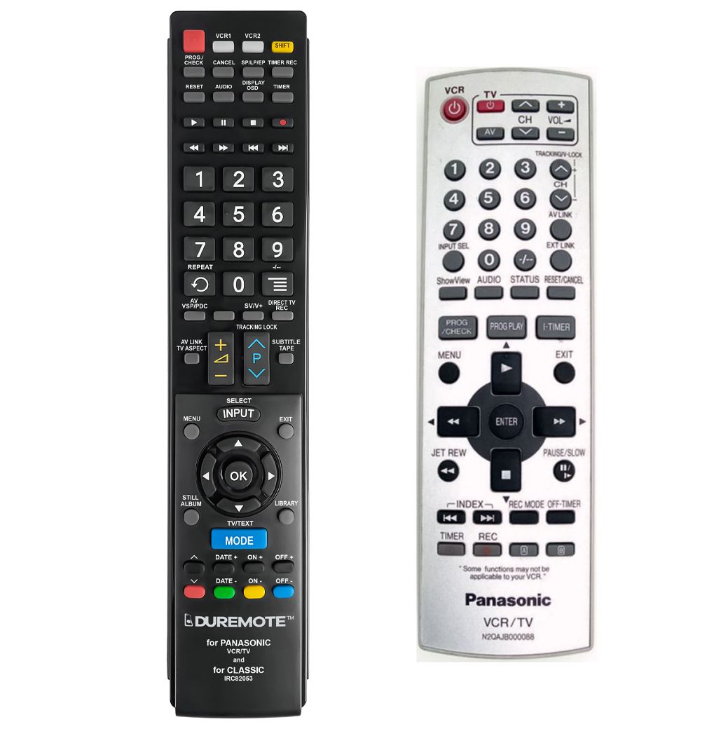 PANASONIC N2QAJB000088, N2QAJB000090 + TV vezérlés (mini TV) - távirányító duplikátum