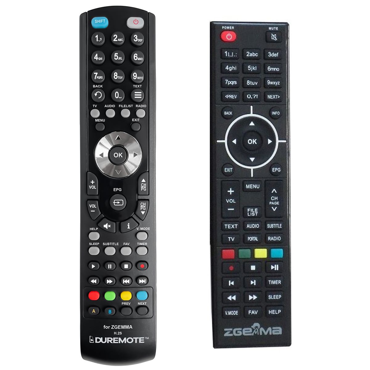 ZGEMMA STAR H.2S, H7, H9,  H10, H11 - távirányító duplikátum
