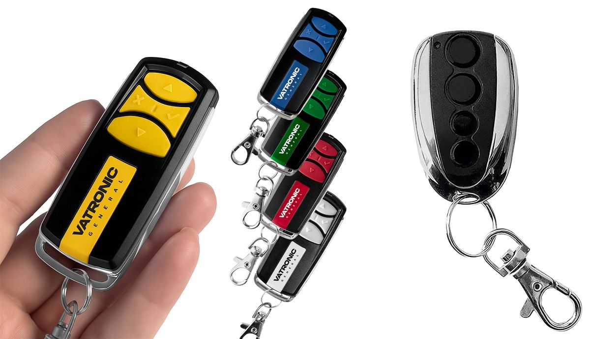 DOORMATIC DMTN - Luxus fém 4 csatornás távirányító VATRONIC
