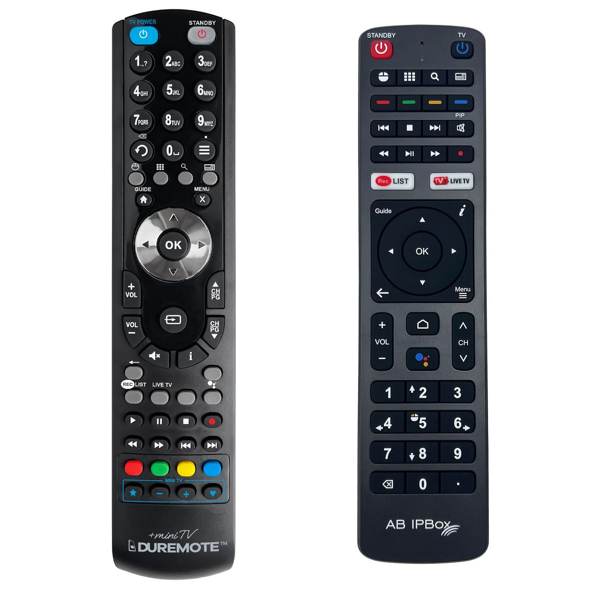 XSARIUS AIMAX OTT, AIMAX 2 OTT + TV vezérlés (mini TV) - távirányító duplikátum