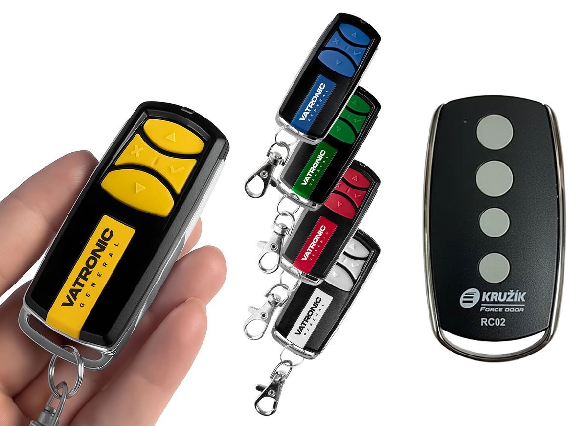 DOORMAX RC02 DXTX - Luxus fém 4 csatornás távirányító VATRONIC