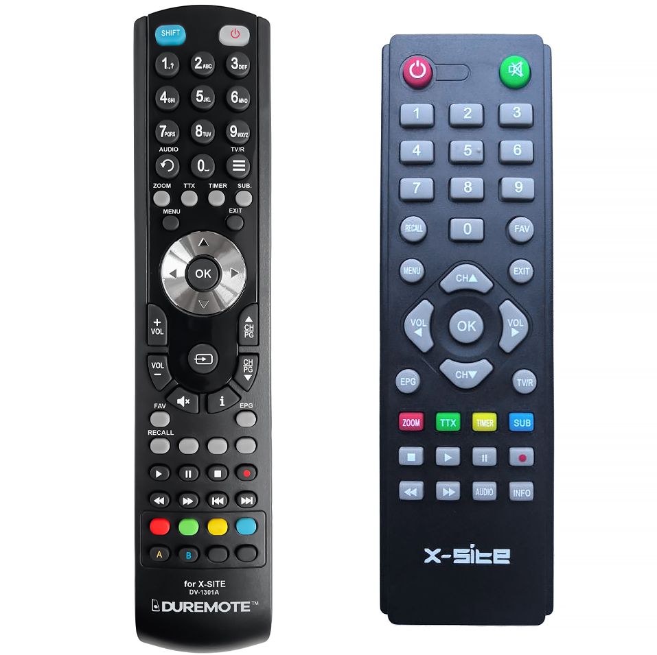 X-SITE DV-1301A - távirányító duplikátum