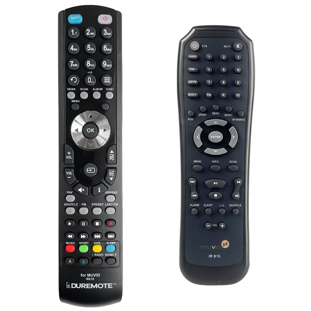 MUVID IR-615, IR-815 - távirányító duplikátum