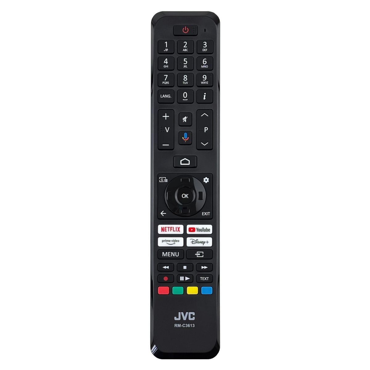 JVC RM-C3613, LT-43VGQ8255, LT-50VGQ8255, LT-50VGQ8335, LT-55VGQ8435, LT-55VGQ8335 - eredeti gyári távirányító hangvezérléssel