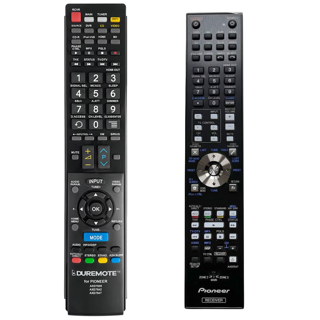 PIONEER AXD7547 - távirányító duplikátum