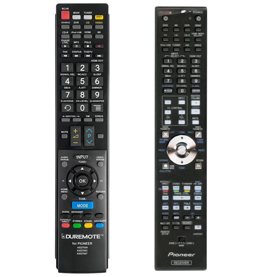 PIONEER AXD7542 - távirányító duplikátum