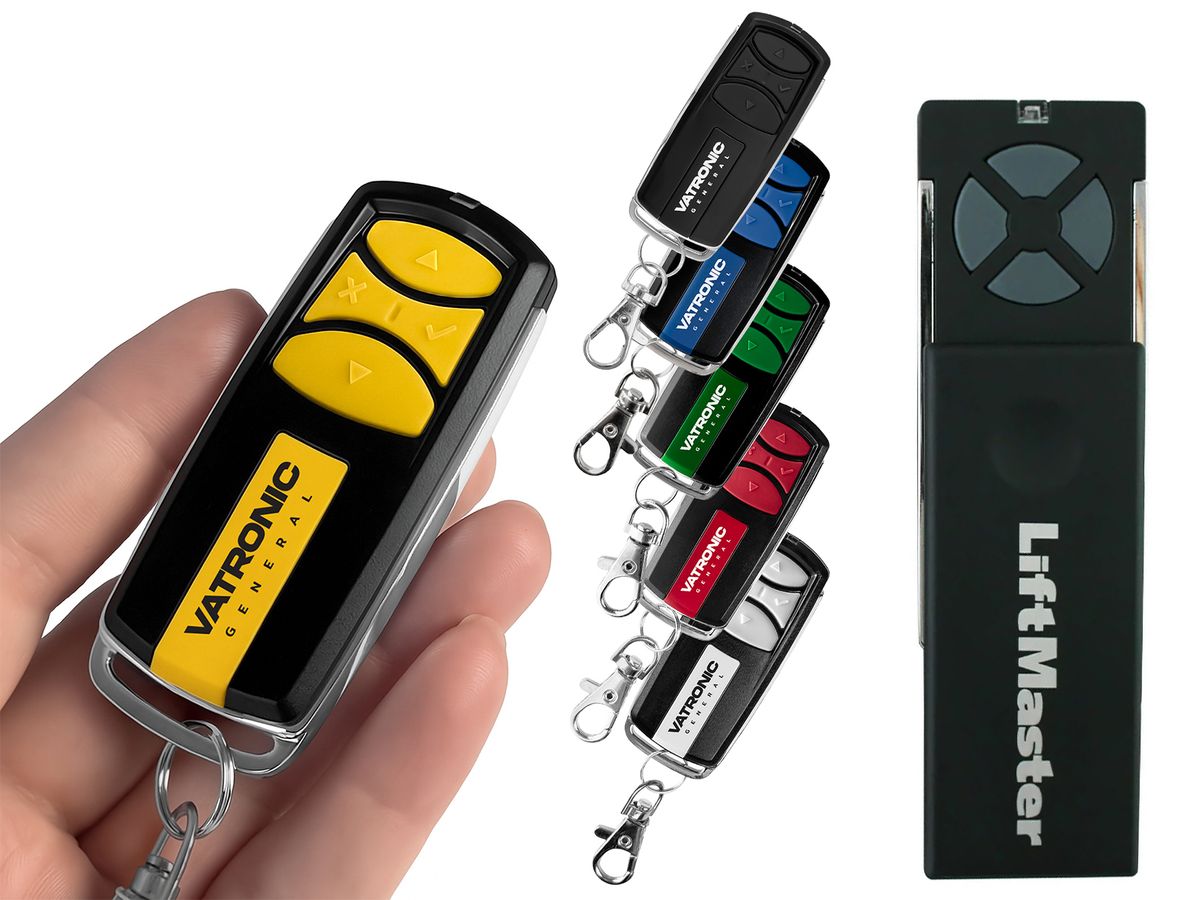 LIFTMASTER TX4UNIS D-66793 433,92 MHz - Luxus fém 4 csatornás távirányító VATRONIC