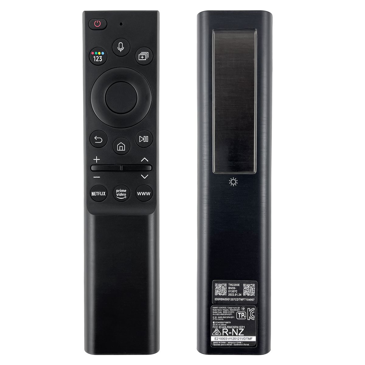 SAMSUNG BN59-01357C - NAPENERGIA rádiós (BT) csere távirányító hangvezérléssel