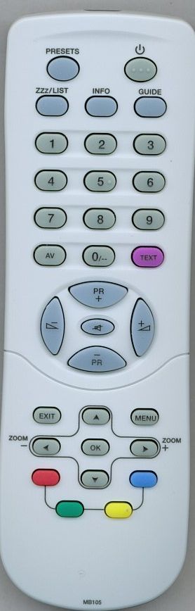 THOMSON MB105, RCT311TU1G, RCTRM105 - helyettesítő távirányító