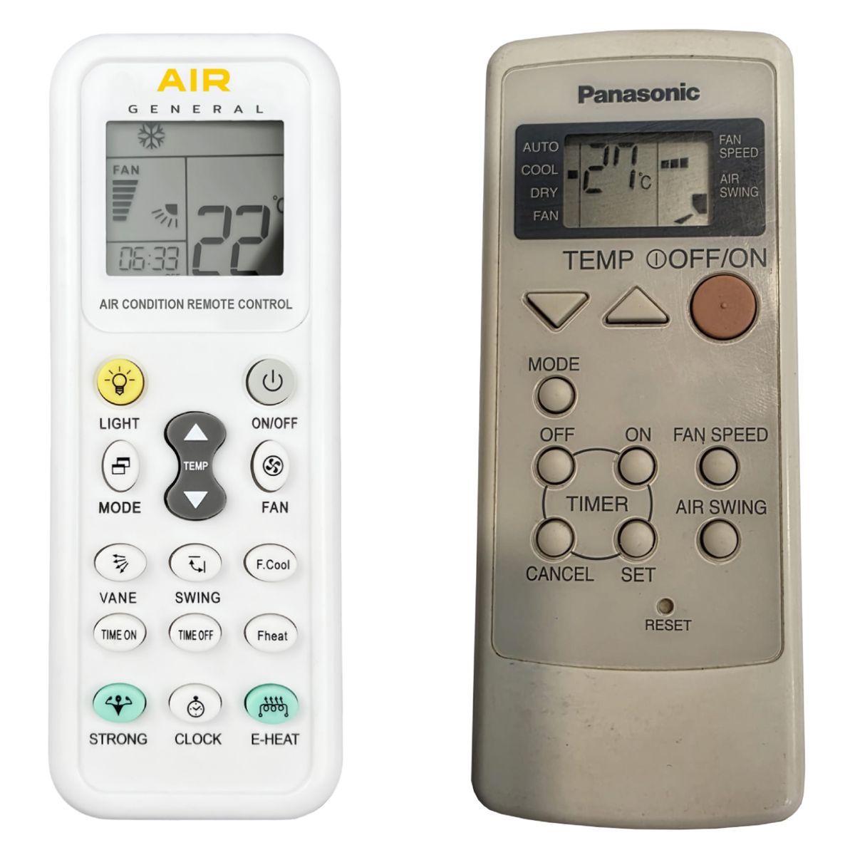 PANASONIC A75C2260, CS-SC9BKP, CU-SC9BKP5, CS-SC12BKP, CU-SC12BKP5 -   


kompatibilis General márkájú távirányító