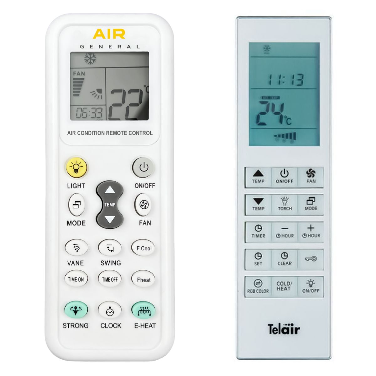 TELAIR Ultra Comfort 6000, Dualclima, Silent Plus 5900 H, e-Van, Ice S2800 -   


kompatibilis General márkájú távirányító