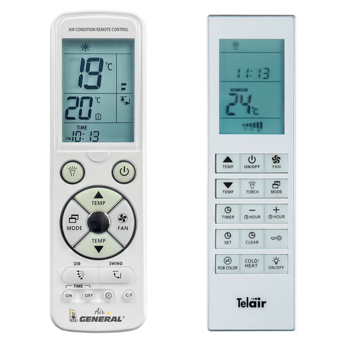 TELAIR Ultra Comfort 6000, Dualclima, Silent Plus 5900 H, e-Van, Ice S2800 -   

luxus háttérvilágítású 
távirányító