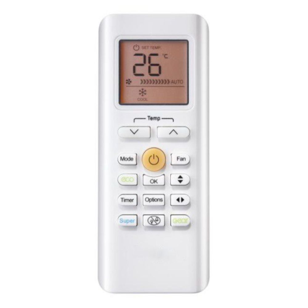 MIDEA Prime Multisplit, Blanc RG70E3(2)/BGEF, RG70E/BGEF - helyettesítő távirányító