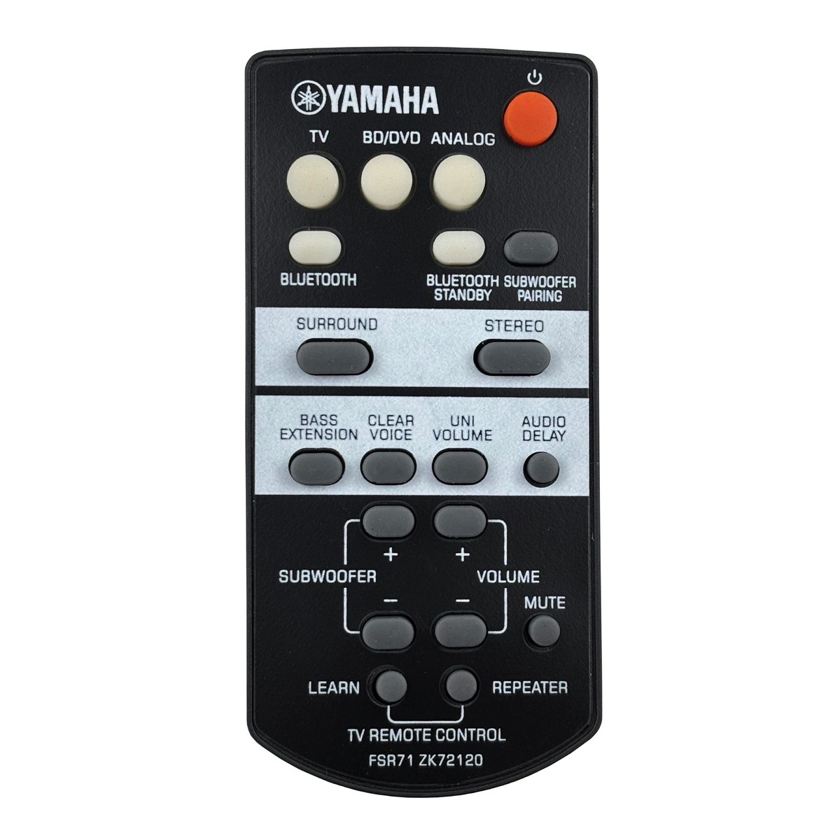 YAMAHA ZK72120 - eredeti gyári távirányító