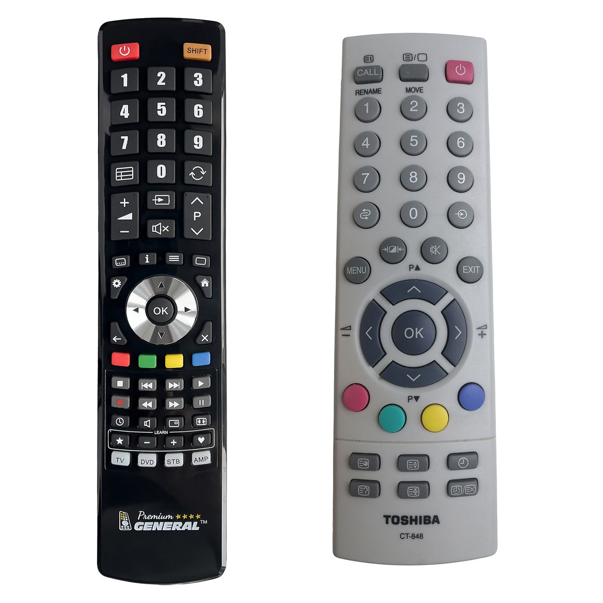 TOSHIBA CT-848, CT848 -   


kompatibilis General márkájú távirányító