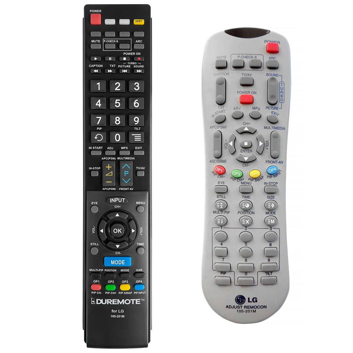 LG 105-201M - távirányító duplikátum