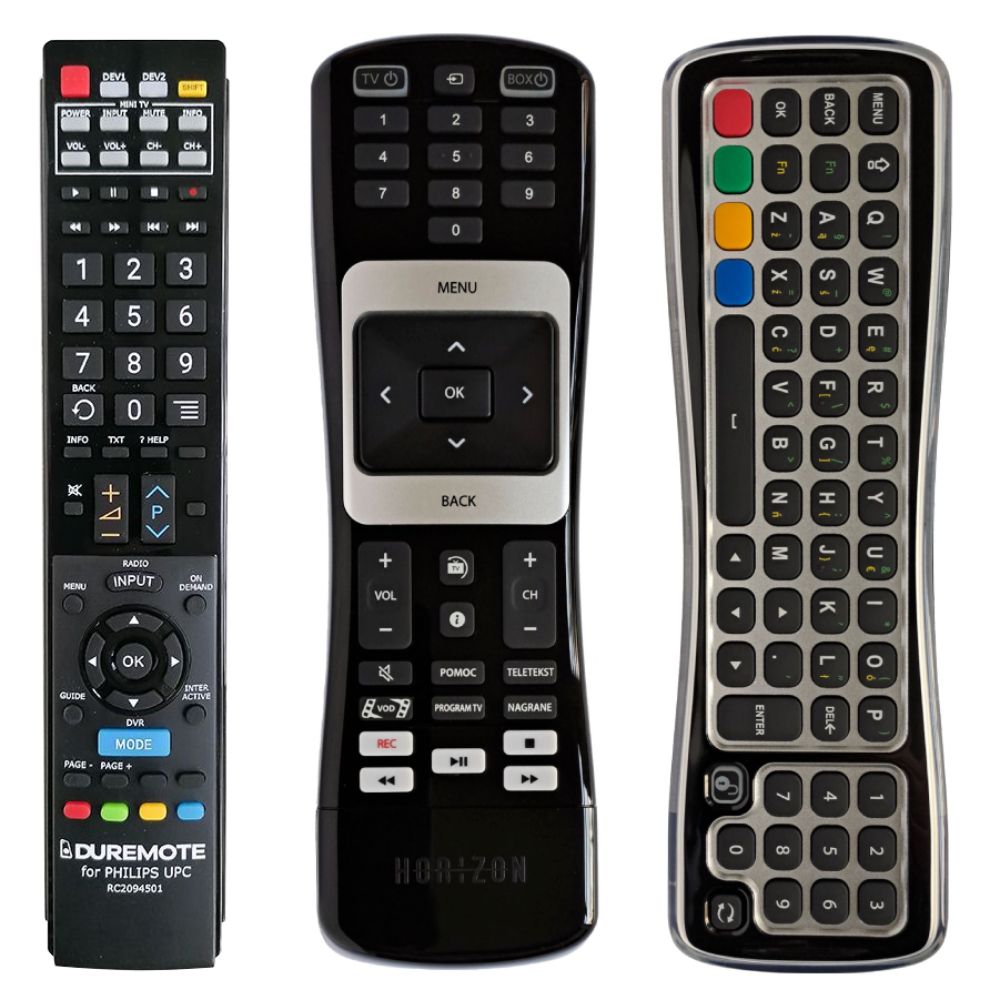 UPC HORIZON TV BOX, RC2094501, Mediabox Pace DMC7002, KWR153708 - távirányító duplikátum
