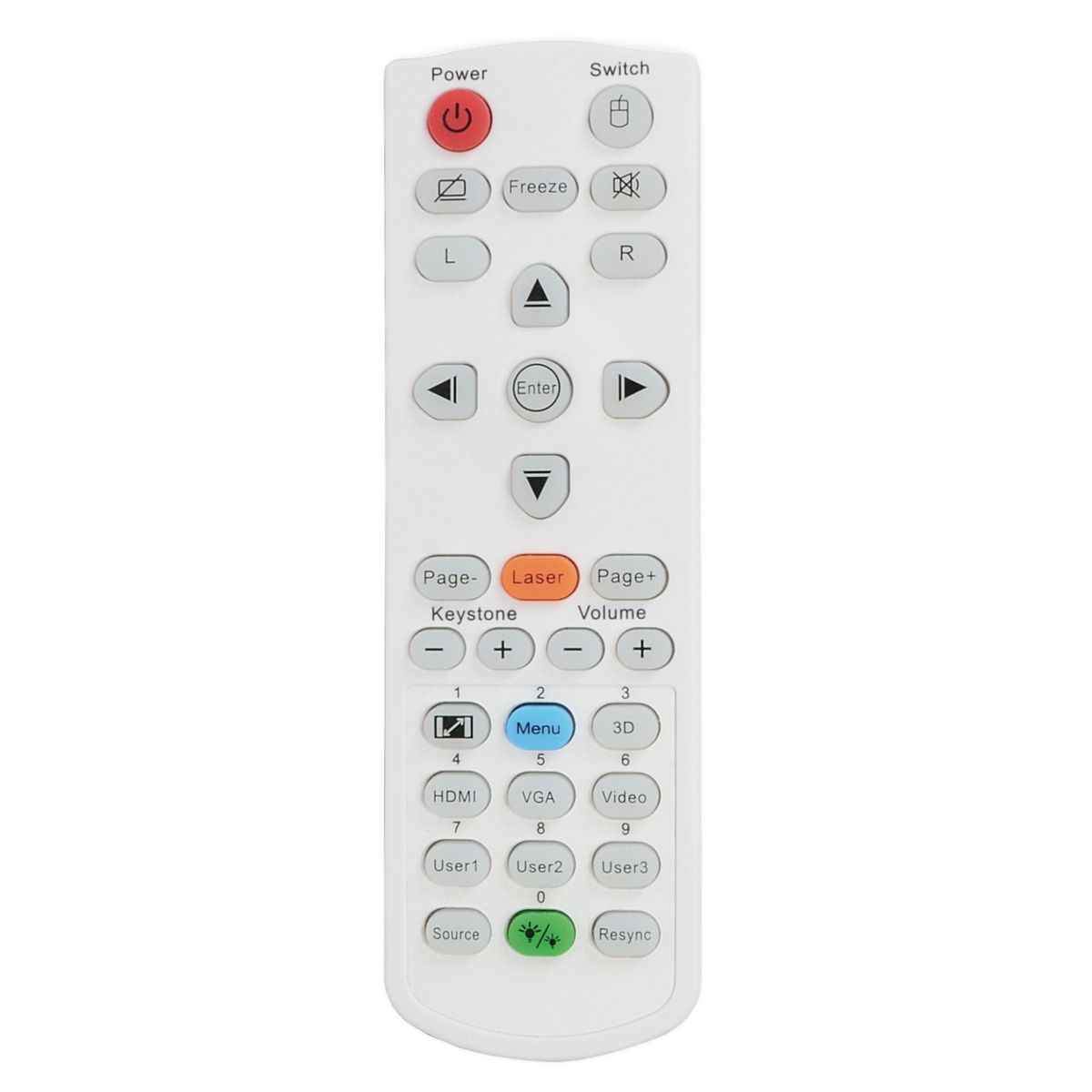 OPTOMA SP.70103GC01 - helyettesítő távirányító