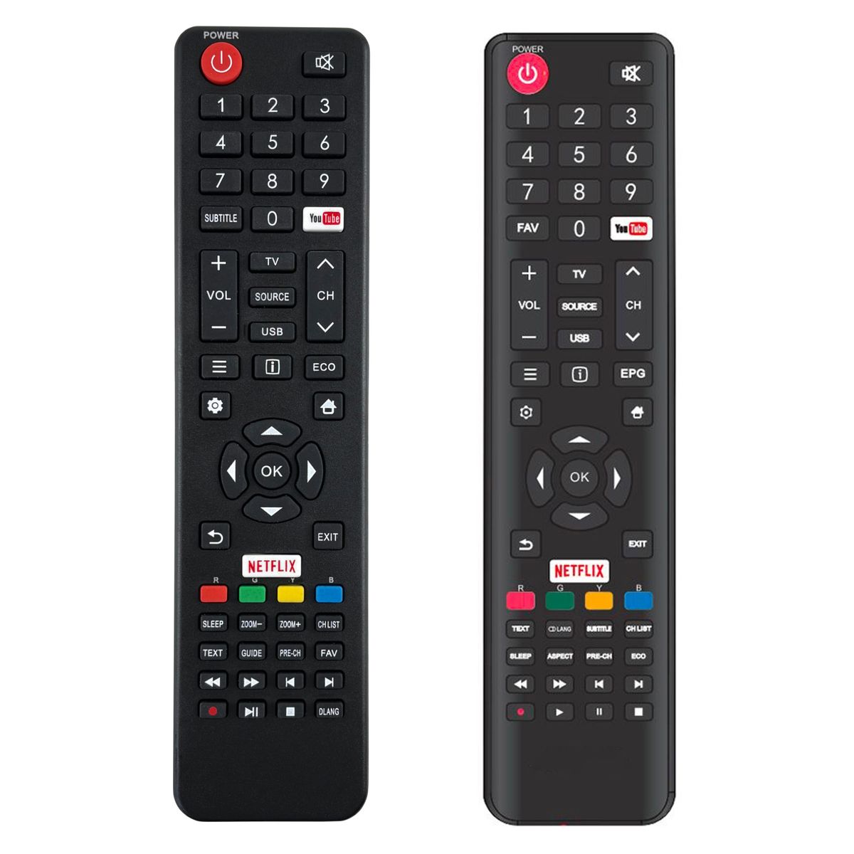 SENCOR SLE43US601, SLE49US600, SLE50US600, SLE55US600, SLE65US600 - helyettesítő távirányító