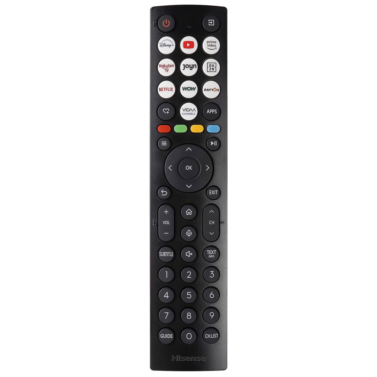 HISENSE ERF2AD36H - 75E77NQ PRO (2024) - eredeti gyári távirányító hangvezérléssel