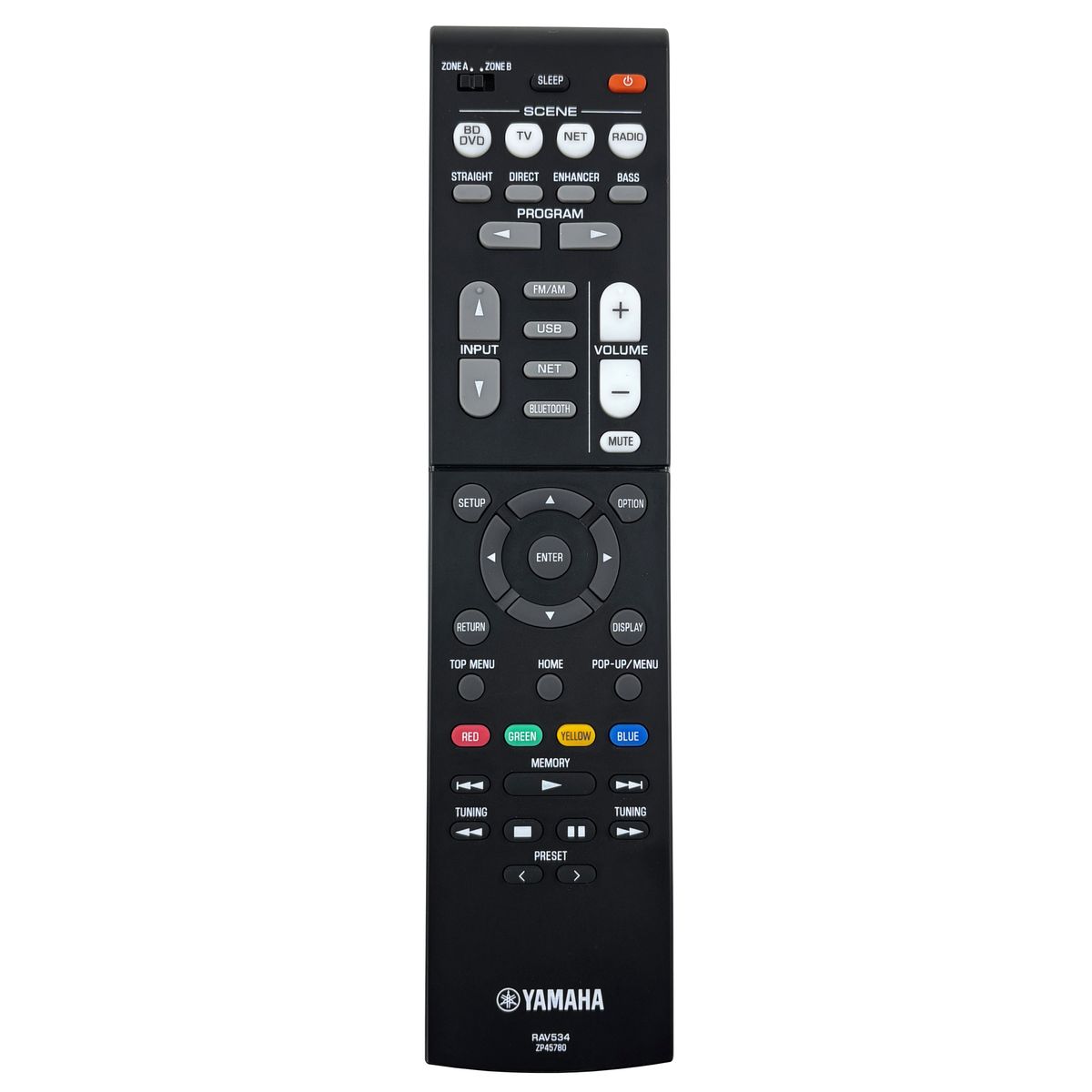 YAMAHA RAV534, ZP45780 - eredeti gyári távirányító