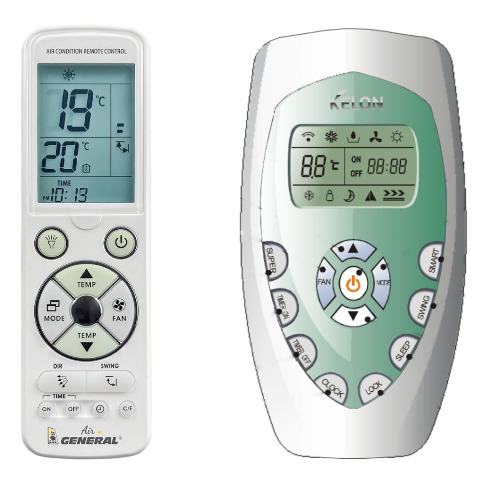 KELON DG11E5-01 -   

luxus háttérvilágítású 
távirányító