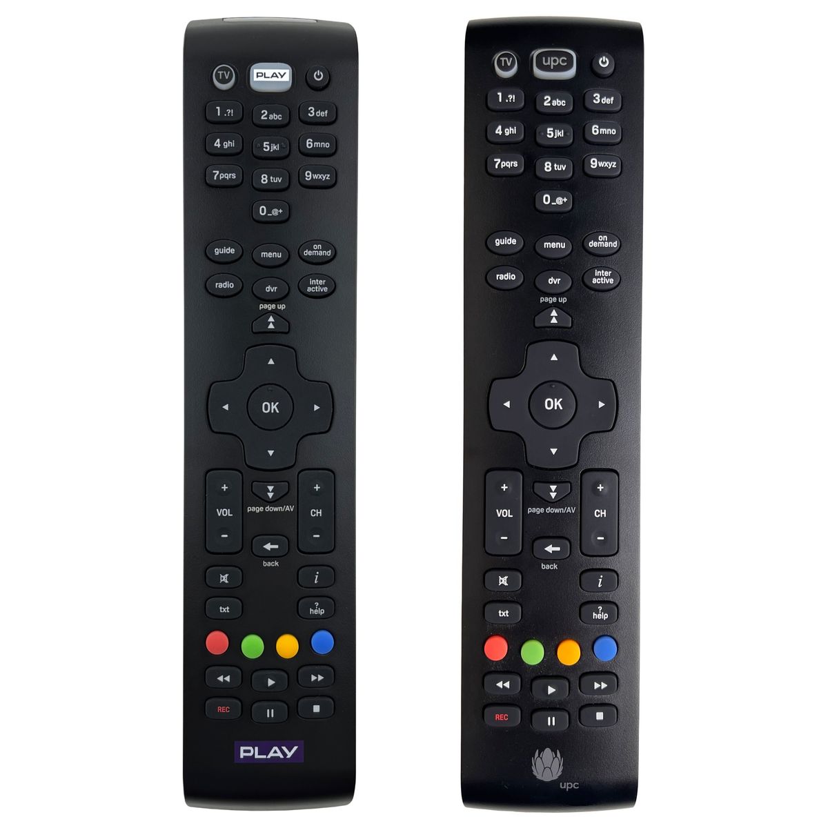 UPC PHILIPS Mediabox RC2094501/B, URC184001-00R00 - eredeti gyári távirányító