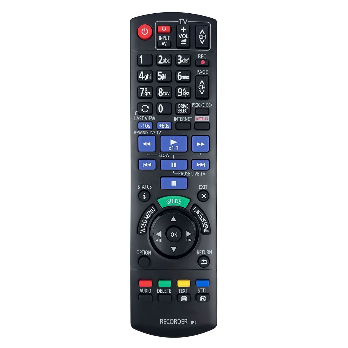 PANASONIC N2QAYB001077 - helyettesítő távirányító