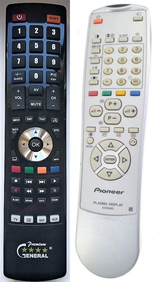 PIONEER AXD1463 -   


kompatibilis General márkájú távirányító